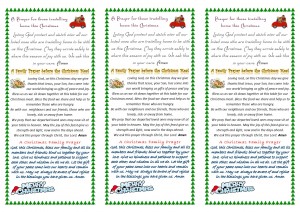 A Christmas Family Prayer Card - Gen